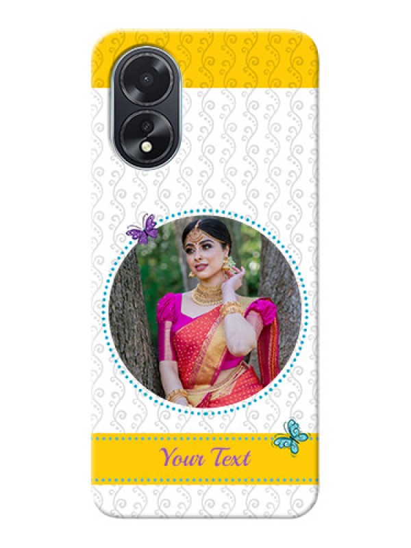 Custom Oppo A18 custom mobile covers: Girls Premium Case Design