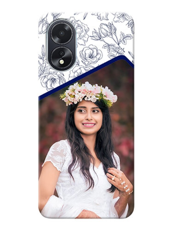 Custom Oppo A18 Phone Cases: Premium Floral Design