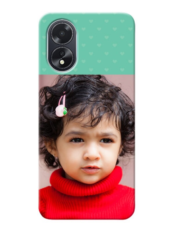 Custom Oppo A18 mobile cases online: Lovers Picture Design
