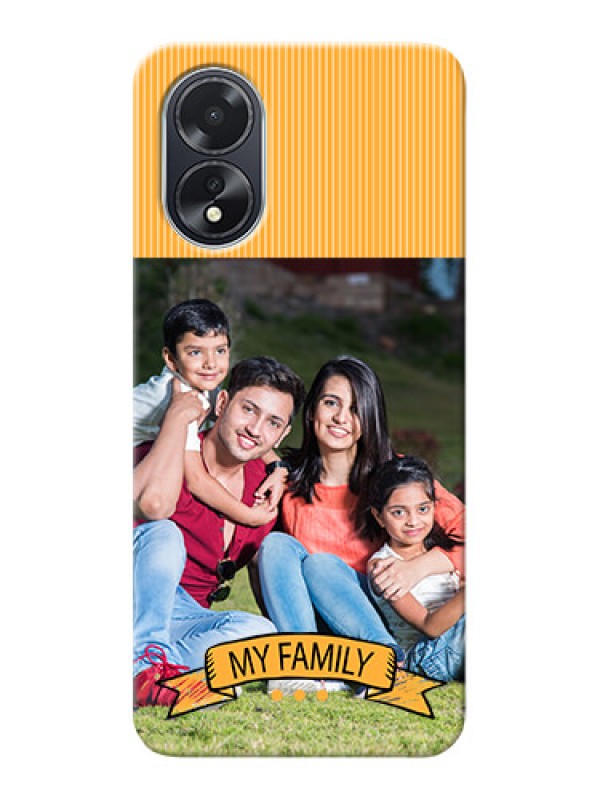 Custom Oppo A18 Personalized Mobile Cases: My Family Design