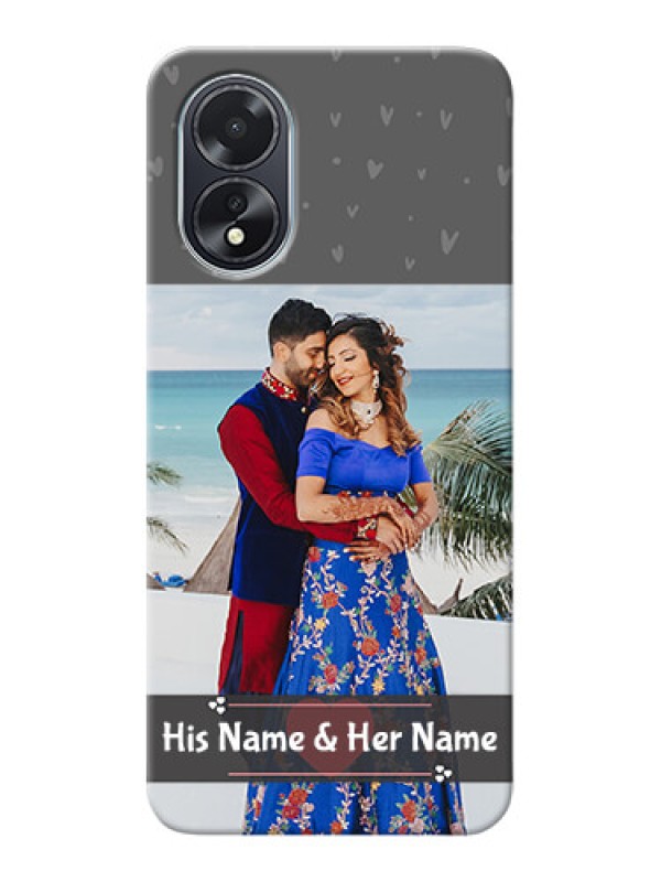 Custom Oppo A18 Mobile Covers: Buy Love Design with Photo Online