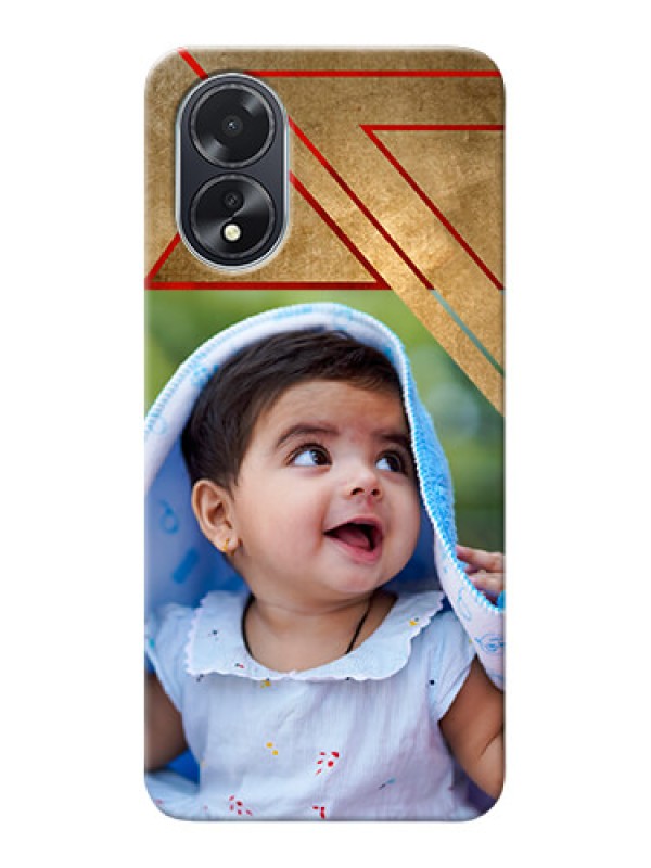 Custom Oppo A18 mobile phone cases: Gradient Abstract Texture Design