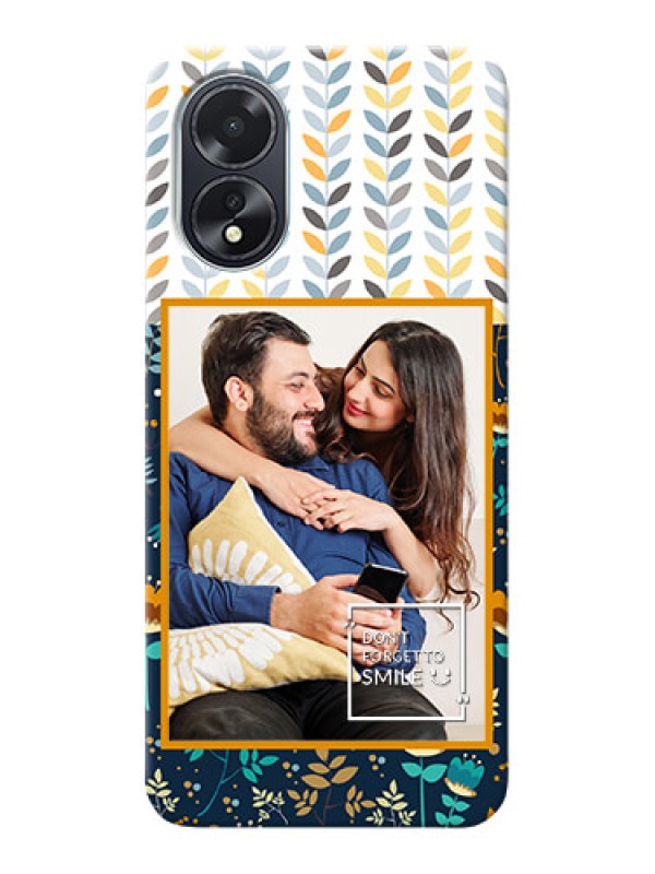 Custom Oppo A18 personalised phone covers: Pattern Design