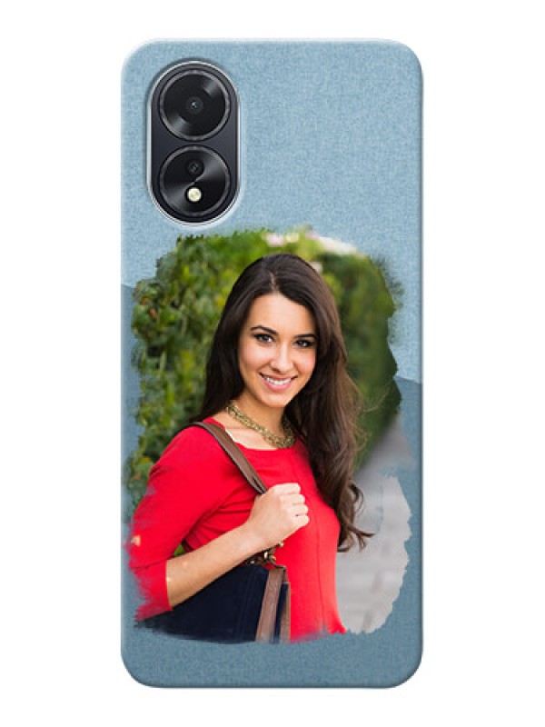 Custom Oppo A18 custom mobile phone covers: Grunge Line Art Design