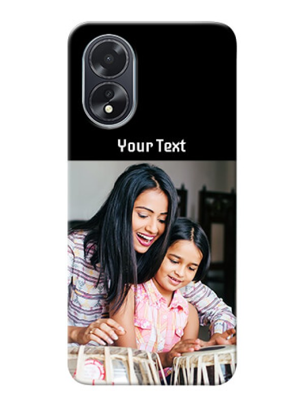 Custom Oppo A18 Photo with Name on Phone Case