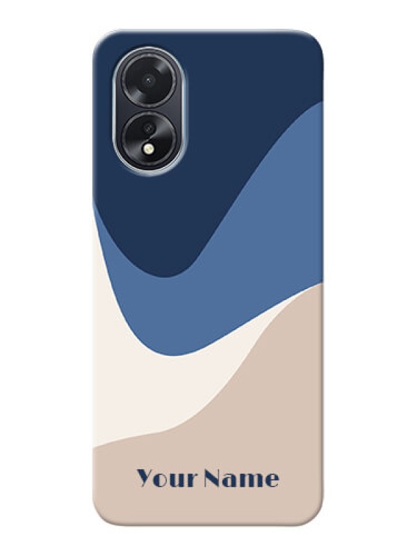 Custom Oppo A18 Custom Phone Case with Abstract Drip Art Design
