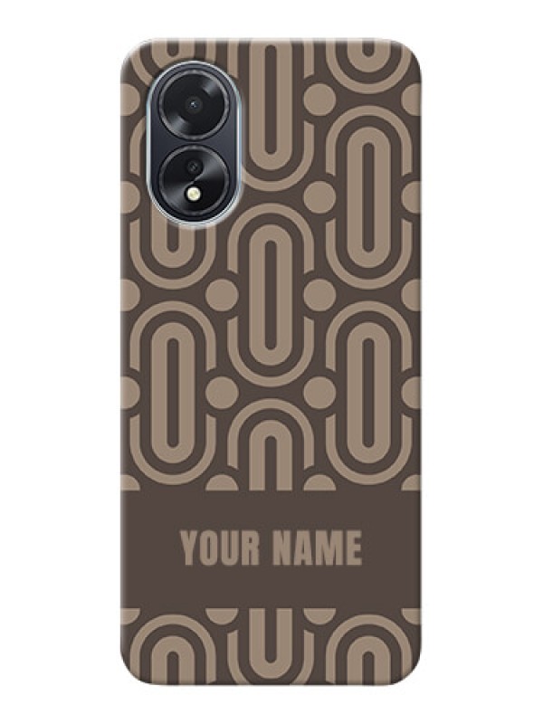 Custom Oppo A18 Custom Phone Case with Captivating Zero Pattern Design