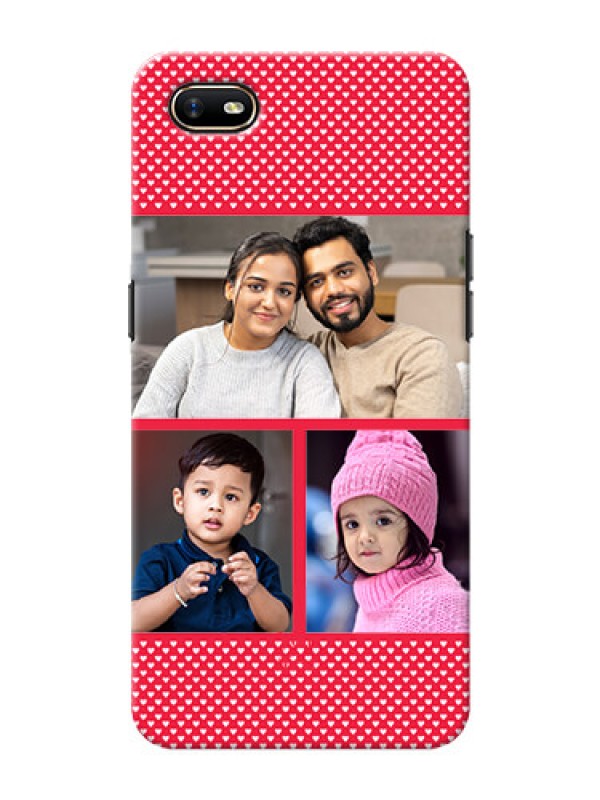 Custom Oppo A1K mobile back covers online: Bulk Pic Upload Design