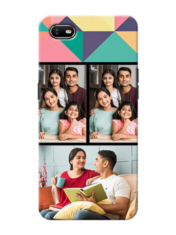 Custom Oppo A1K personalised phone covers: Bulk Pic Upload Design