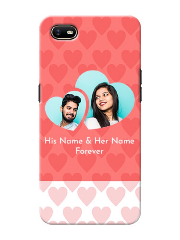 Custom Oppo A1K personalized phone covers: Couple Pic Upload Design