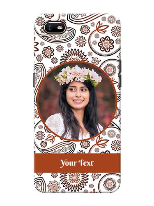 Custom Oppo A1K phone cases online: Abstract Floral Design 