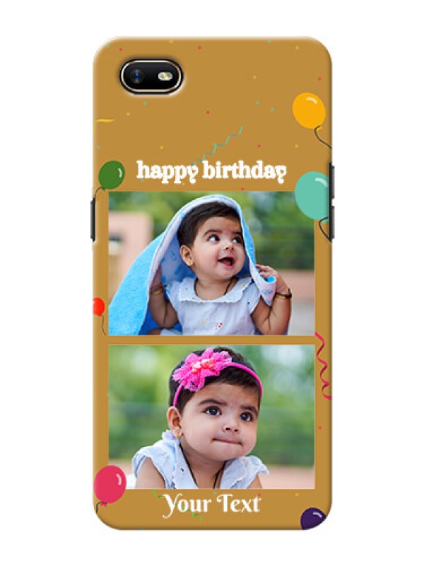 Custom Oppo A1K Phone Covers: Image Holder with Birthday Celebrations Design