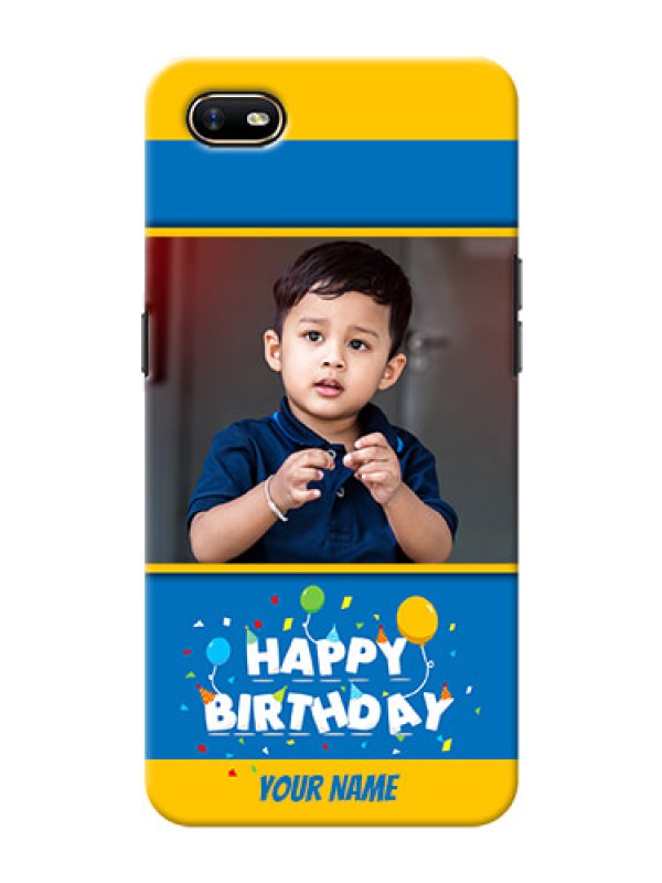 Custom Oppo A1K Mobile Back Covers Online: Birthday Wishes Design