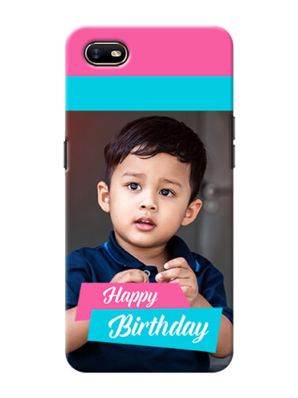 Custom Oppo A1K Mobile Covers: Image Holder with 2 Color Design