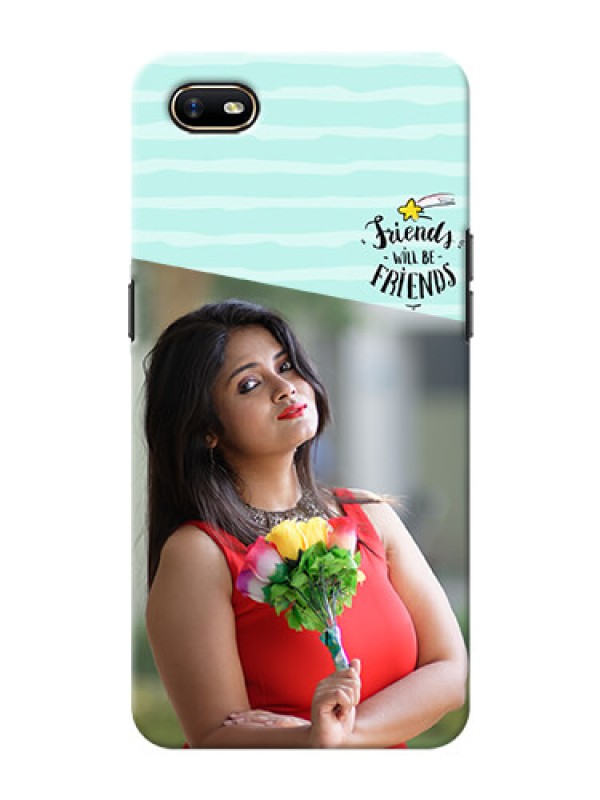 Custom Oppo A1K Mobile Back Covers: Friends Picture Icon Design