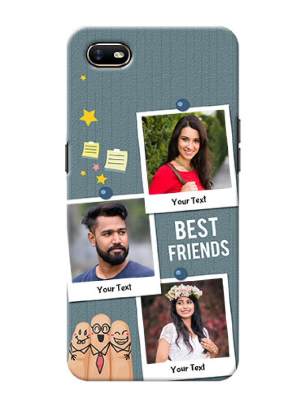 Custom Oppo A1K Mobile Cases: Sticky Frames and Friendship Design