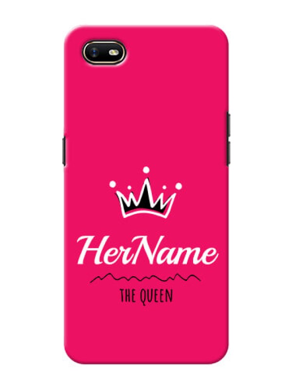 Custom Oppo A1K Queen Phone Case with Name