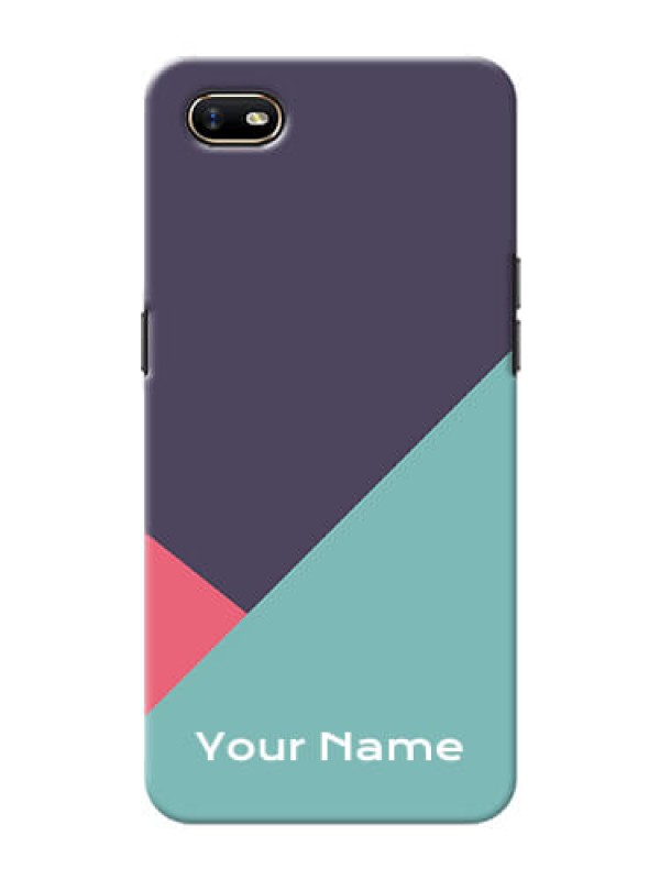 Custom Oppo A1K Custom Phone Cases: Tri Color abstract Design