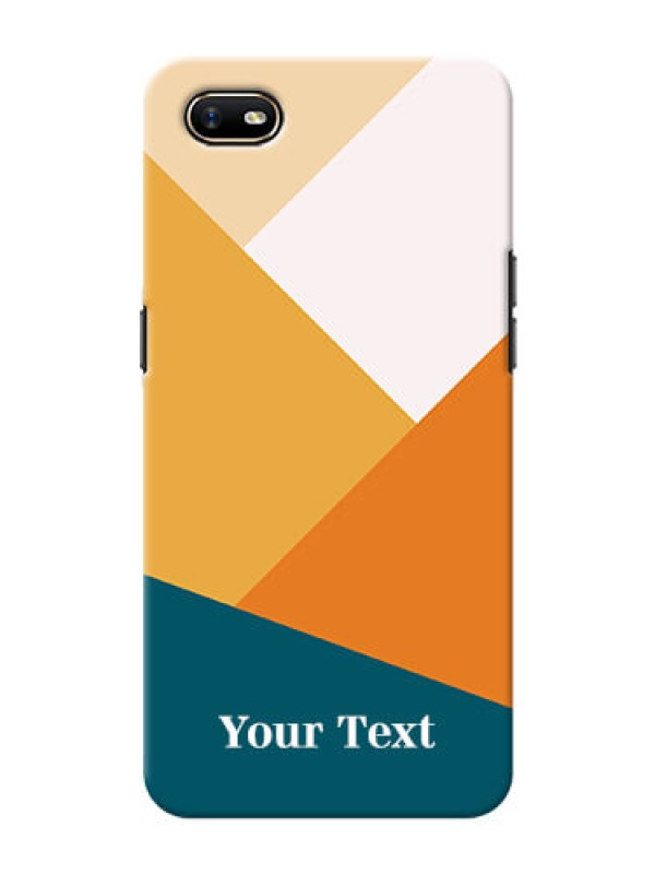 Custom Oppo A1K Custom Phone Cases: Stacked Multi-colour Design