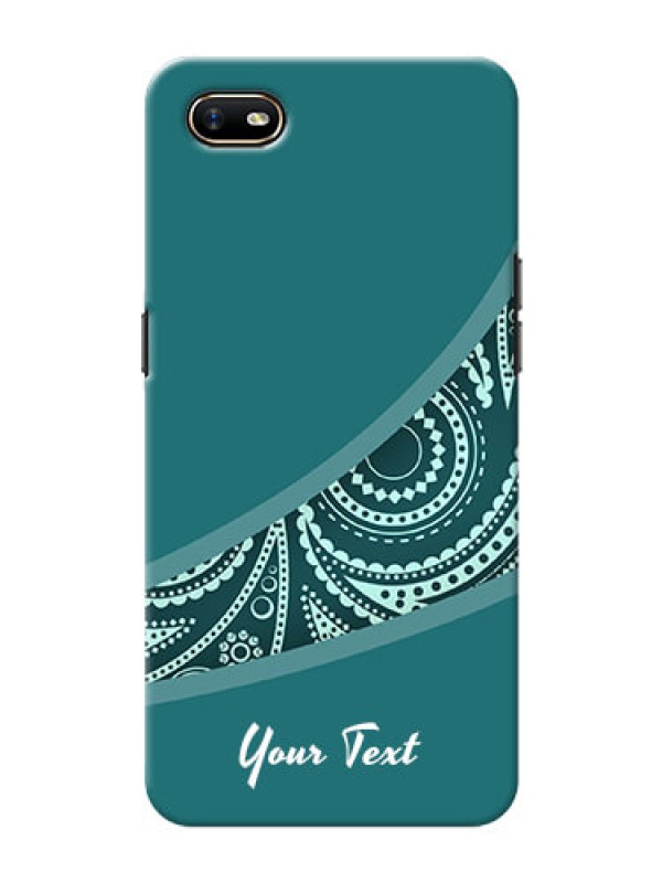 Custom Oppo A1K Custom Phone Covers: semi visible floral Design