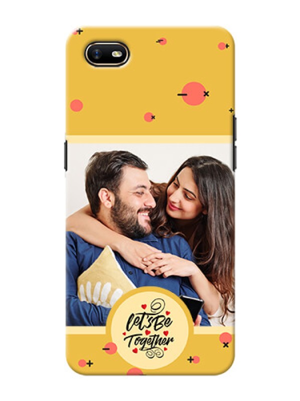 Custom Oppo A1K Back Covers: Lets be Together Design