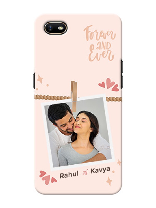 Custom Oppo A1K Phone Back Covers: Forever and ever love Design