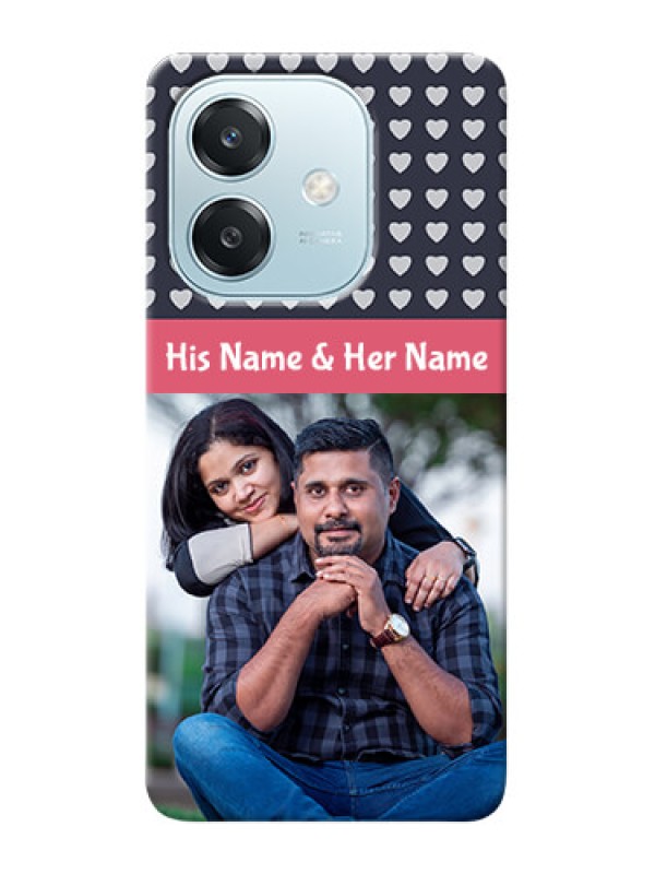 Custom Oppo A3 5G Custom Mobile Case with Love Symbols Design