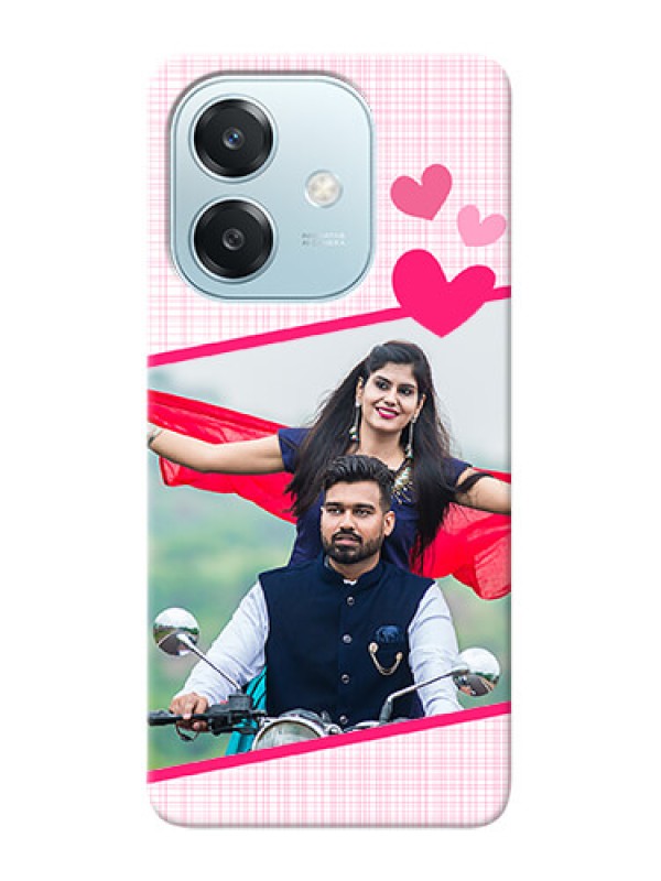 Custom Oppo A3 5G Personalised Phone Cases: Love Shape Heart Design