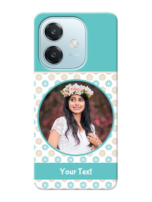 Custom Oppo A3 5G Custom Mobile Back Covers: Beautiful Flowers Design