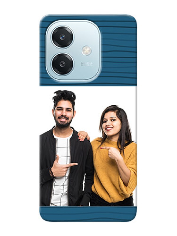 Custom Oppo A3 5G Custom Phone Cases: Blue Pattern Cover Design