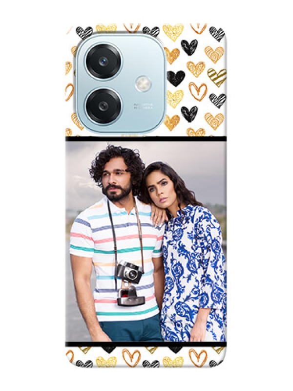 Custom Oppo A3 5G Personalized Mobile Cases: Love Symbol Design