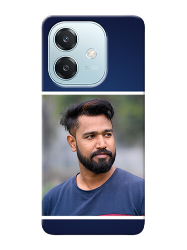 Custom Oppo A3 5G Mobile Cases: Simple Royal Blue Design