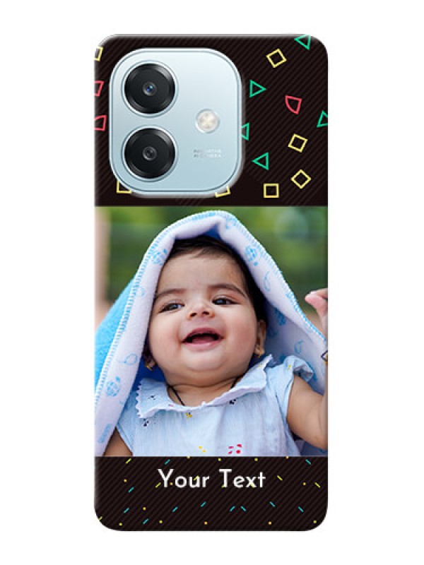 Custom Oppo A3 5G custom mobile cases with confetti birthday design