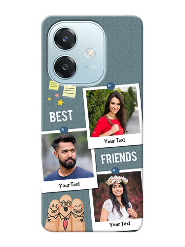 Custom Oppo A3 5G Mobile Cases: Sticky Frames and Friendship Design