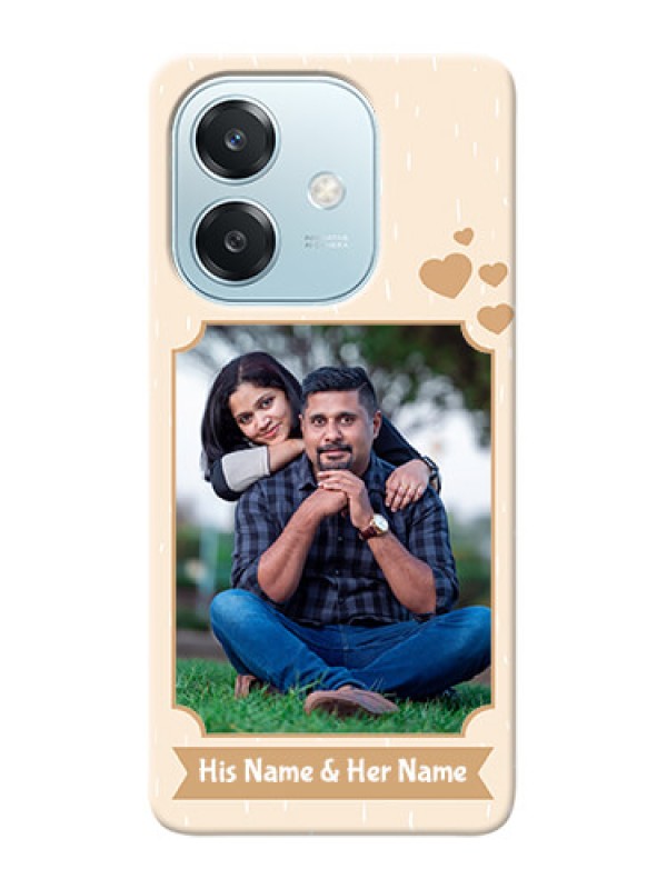 Custom Oppo A3 5G mobile phone cases with confetti love design