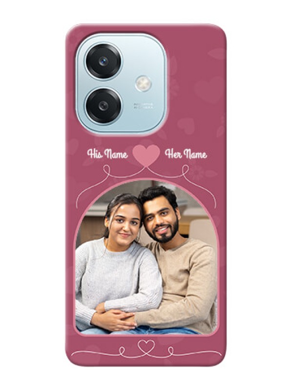 Custom Oppo A3 5G mobile phone covers: Love Floral Design