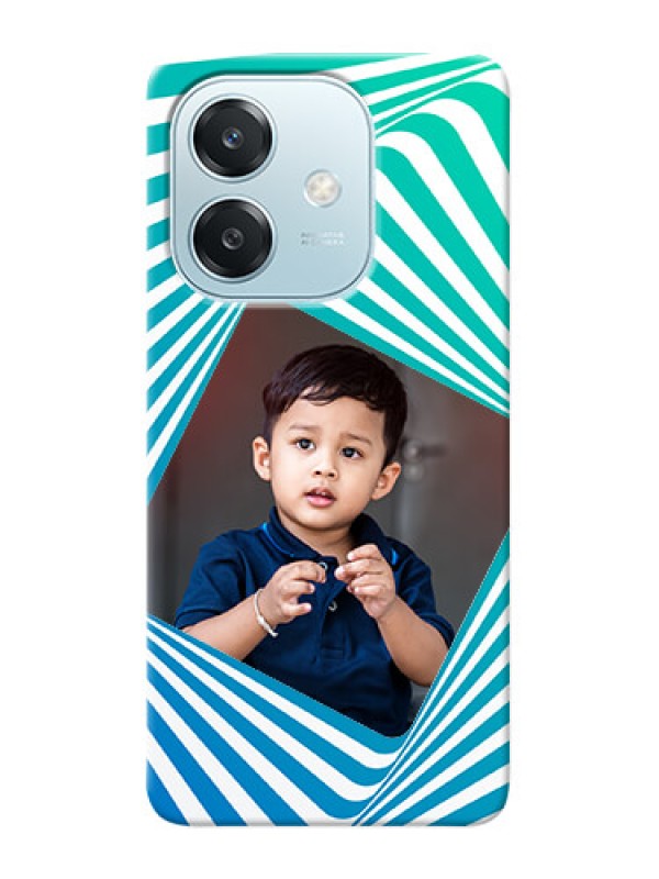 Custom Oppo A3 5G Personalised Mobile Covers: Abstract Spiral Design