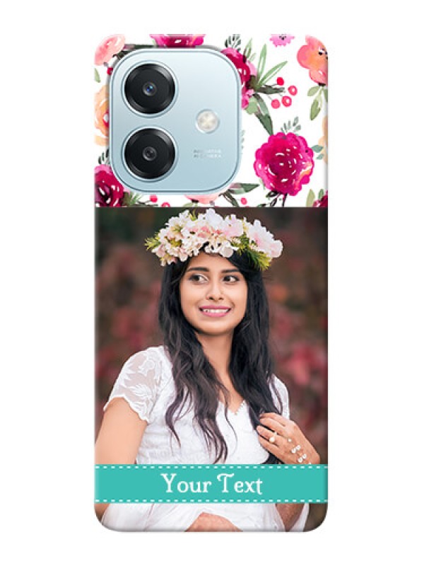 Custom Oppo A3 5G Personalized Mobile Cases: Watercolor Floral Design