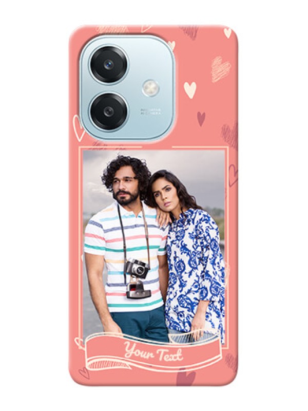 Custom Oppo A3 5G custom mobile phone cases: love doodle art Design