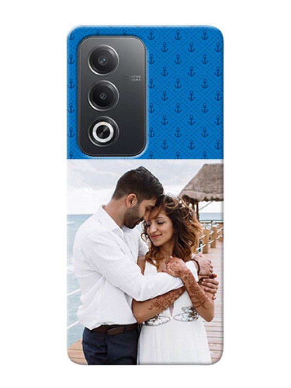 Custom Oppo A3 Pro 5G Mobile Phone Covers: Blue Anchors Design