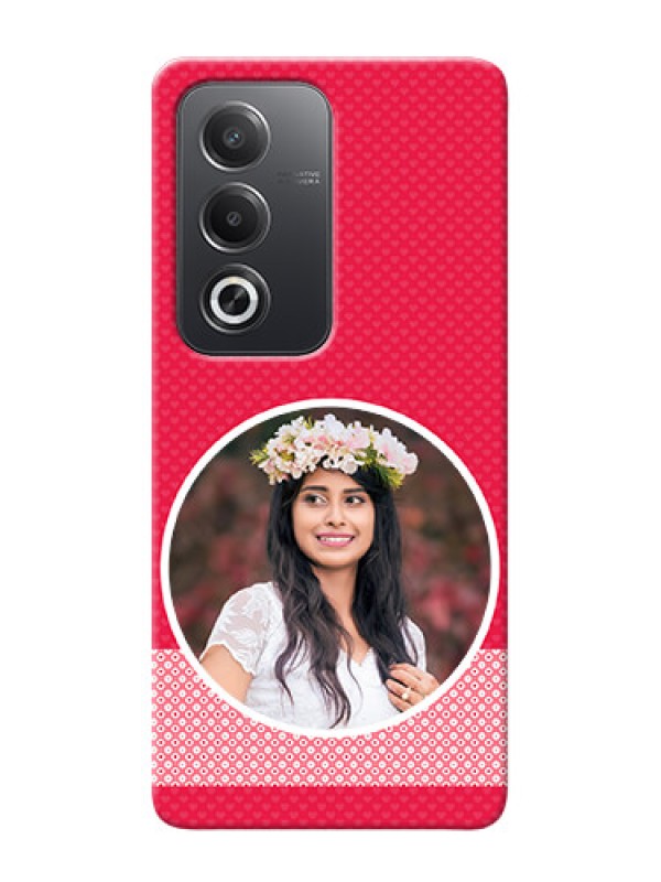 Custom Oppo A3 Pro 5G Mobile Covers Online: Pink Pattern Design