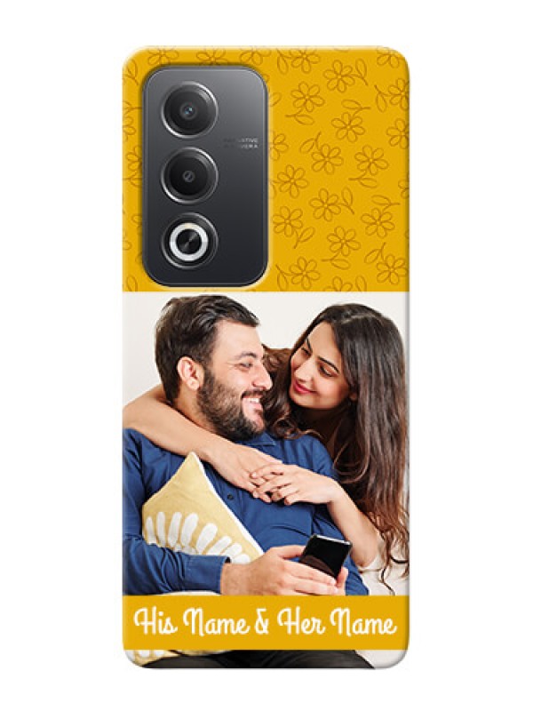 Custom Oppo A3 Pro 5G mobile phone covers: Yellow Floral Design