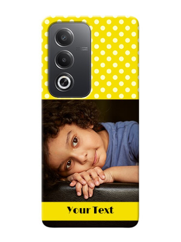 Custom Oppo A3 Pro 5G Custom Mobile Covers: Bright Yellow Case Design