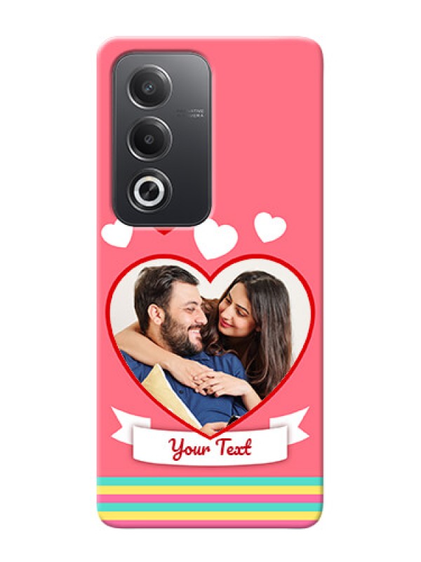 Custom Oppo A3 Pro 5G Personalised mobile covers: Love Doodle Design