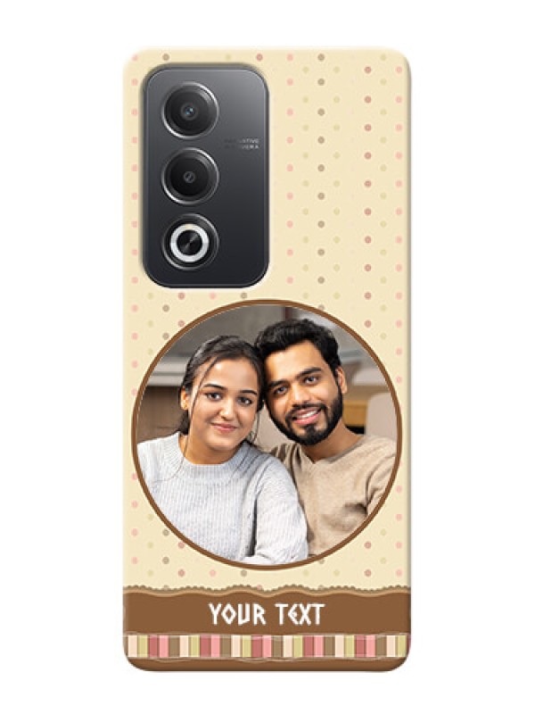 Custom Oppo A3 Pro 5G Mobile Cases: Brown Dotted Mobile Case Design