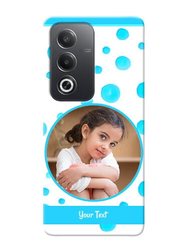 Custom Oppo A3 Pro 5G Custom Phone Covers: Blue Bubbles Pattern Design