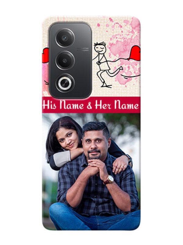 Custom Oppo A3 Pro 5G phone back covers: You and Me Case Design