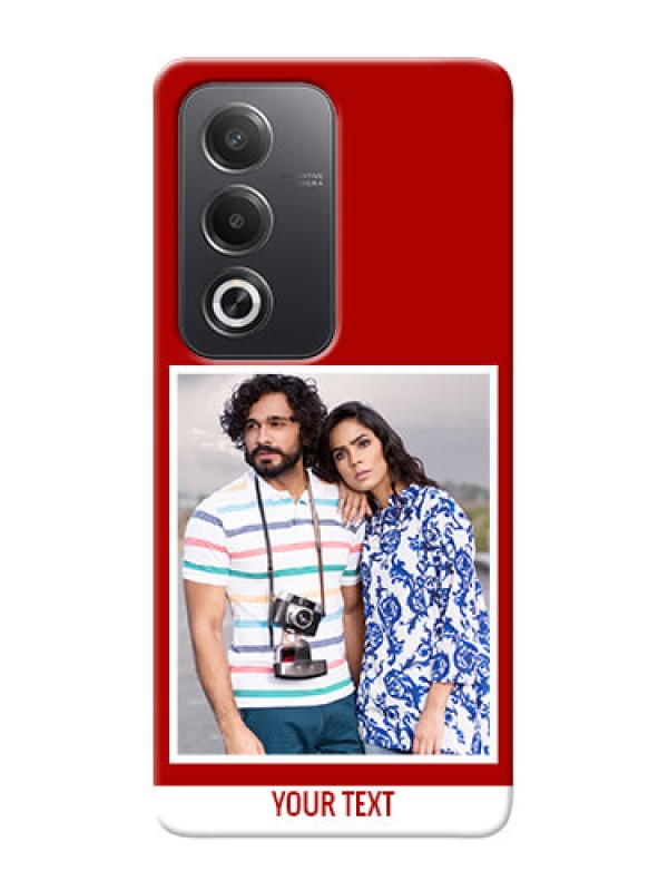 Custom Oppo A3 Pro 5G mobile phone covers: Simple Red Color Design