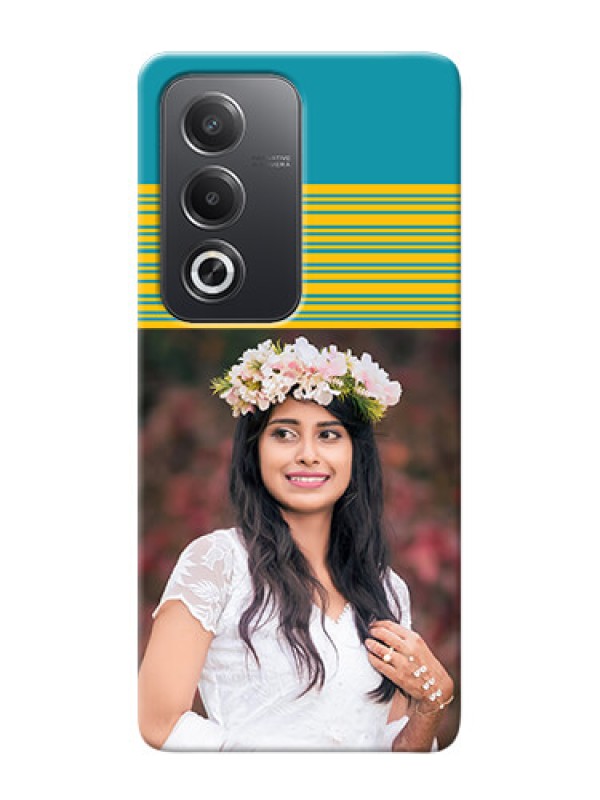 Custom Oppo A3 Pro 5G personalized phone covers: Yellow And Blue Design