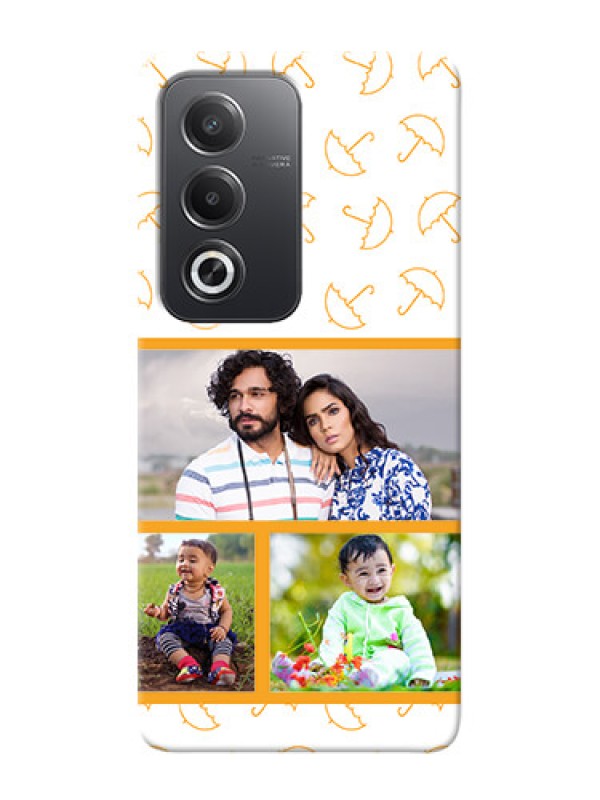 Custom Oppo A3 Pro 5G Personalised Phone Cases: Yellow Pattern Design